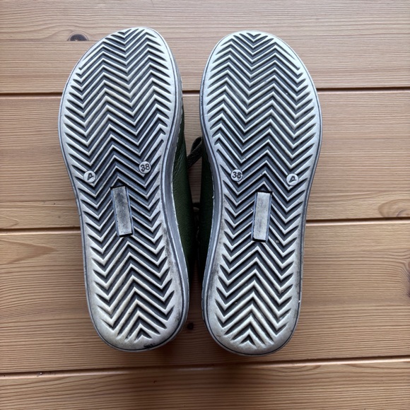 Andrea Conti Leather Lace Up Sneakers Size 38 - Picture 2 of 6